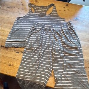 Pact 100% Organic Cotton Tank Top and Pants Lounge Set or Pajamas